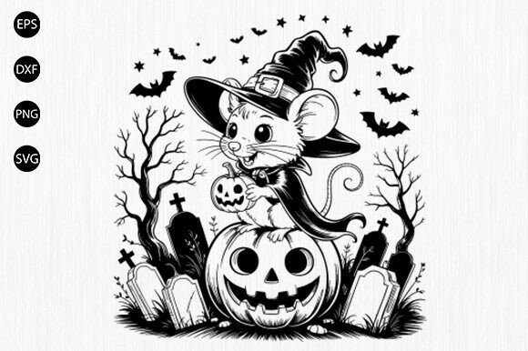 Download Halloween Mouse Svg, Spooky Mouse Svg - Premium Bundle