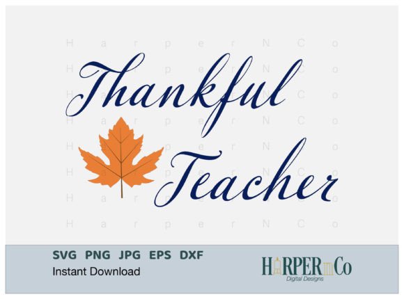Download Thankful Teacher Leaf SVG, Thanksgiving - Premium Resources