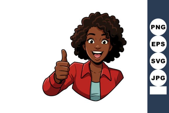 Download Young Woman Showing Thumbs Up Happy Expr - Thumbs Collection