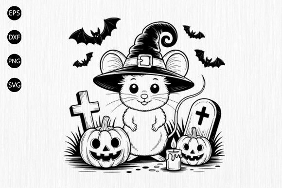Download Halloween Mouse Svg, Spooky Mouse Svg - Premium Resources