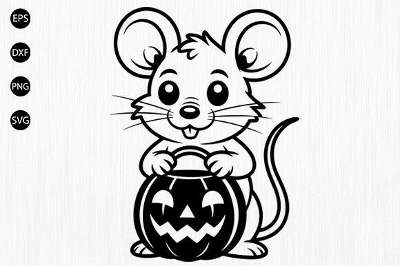Download Halloween Mouse Svg, Spooky Mouse Svg - Premium Resources