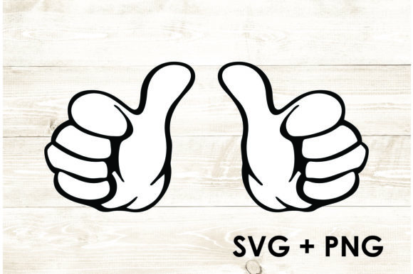 Download Thumbs Up Cartoon Hands Gloves SVG - Thumbs Collection