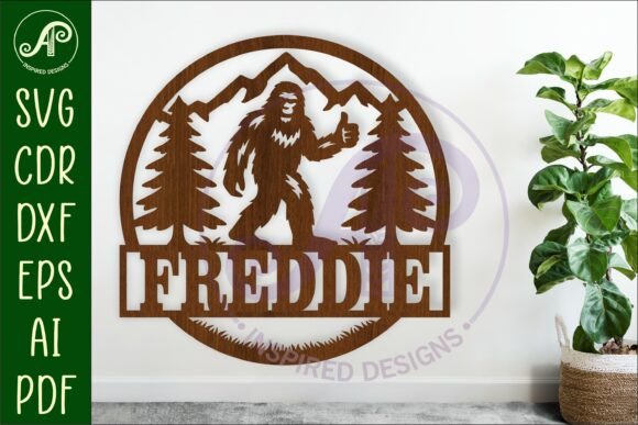 Download Bigfoot Thumbs Up Name Sign Svg Laser - Thumbs Collection